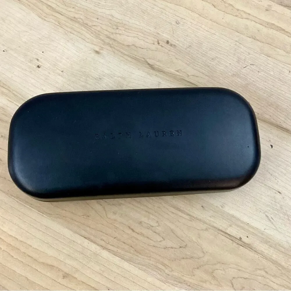 Ralph‎ Lauren Eyeglasses Case Hard Shell Black Protective Travel Carrier